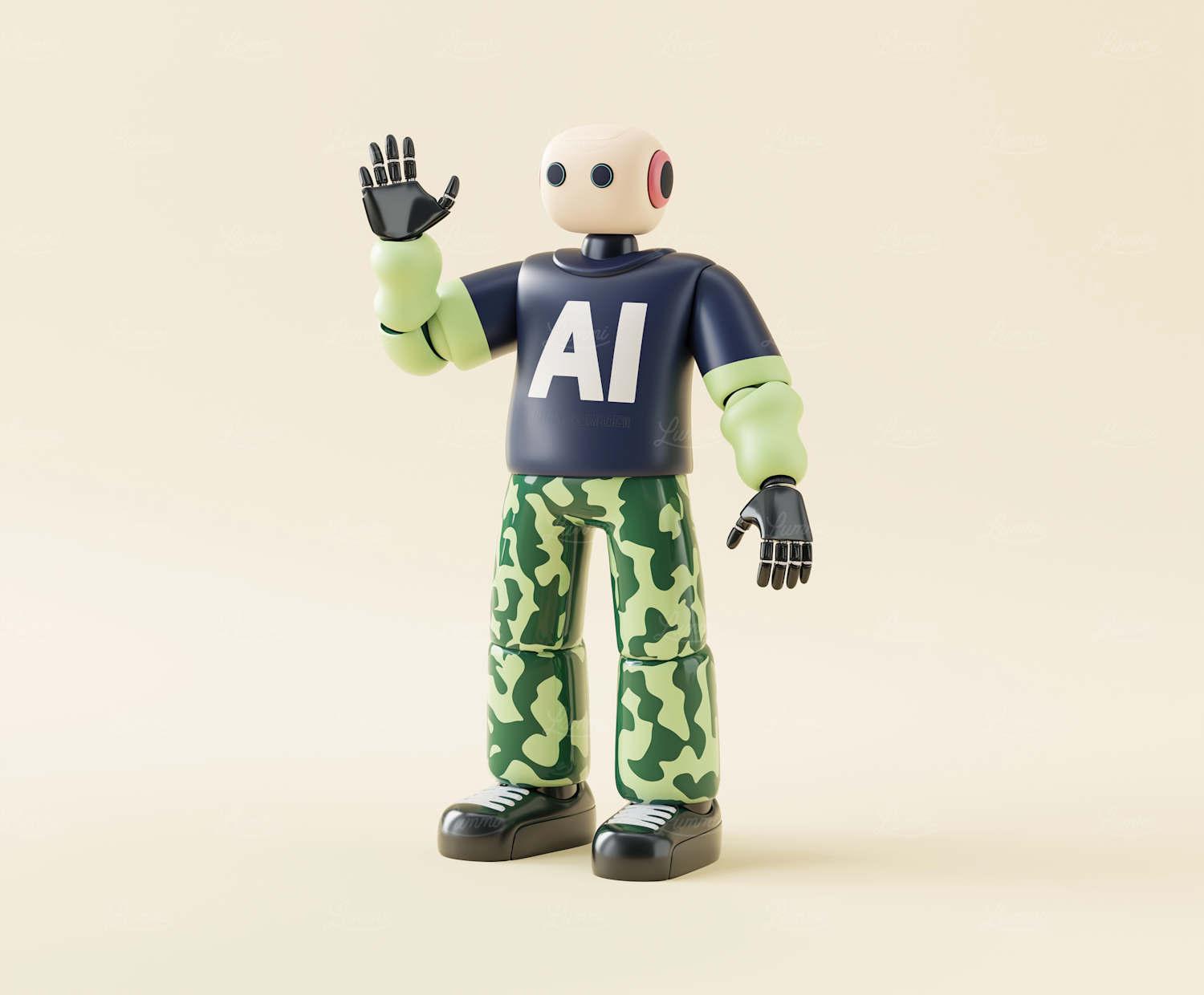 An individual efficiently utilizing various AI tools to enhance productivity and streamline their work tasks.