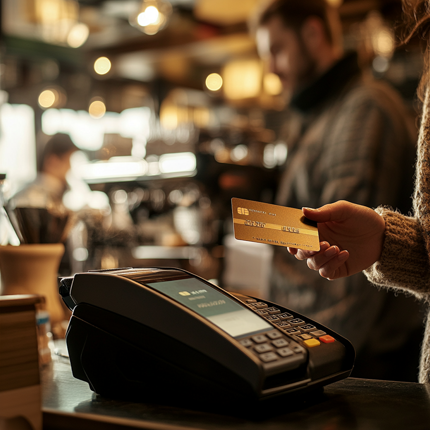 A merchant engaging in a positive interaction with an affiliate, emphasizing the importance of strong partner relationships for mutual growth.