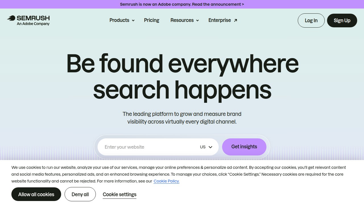 SEMrush offers comprehensive features for keyword research, competitor analysis, and ad copy insights crucial for PPC affiliates.