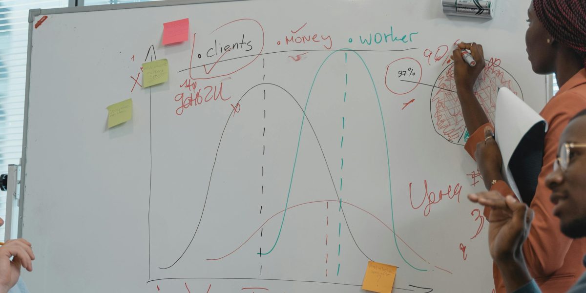A diverse team actively brainstorming, reflecting collaborative efforts to optimize strategies.