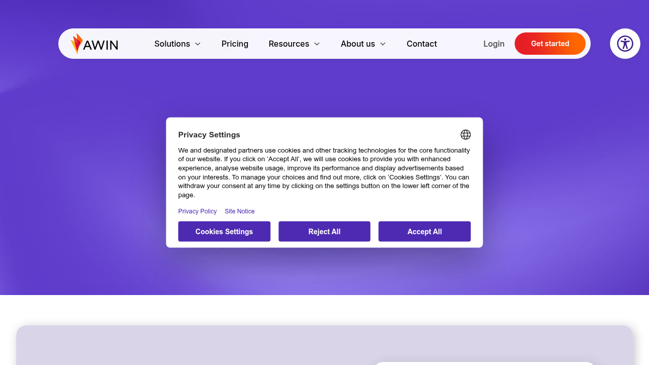 The homepage of ShareASale, a prominent affiliate marketing network that hosts various brand-specific programs.