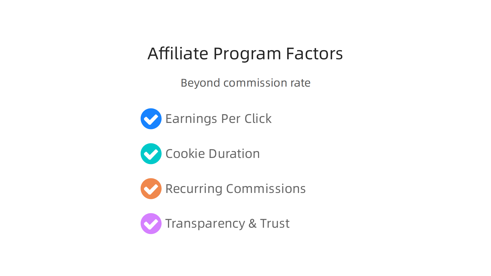 Beyond just commission rate, these four factors truly define a high-paying affiliate program.