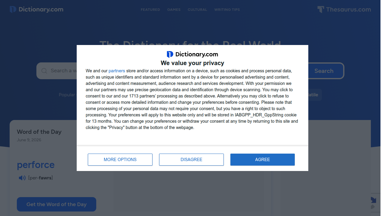 A screenshot of Dictionary.com's entry for the word "affiliate."