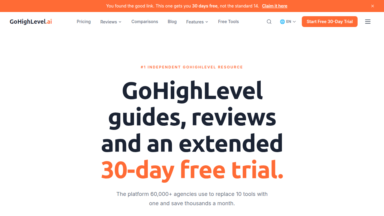 Explore the GoHighLevel blog for in-depth information on its affiliate program and features.