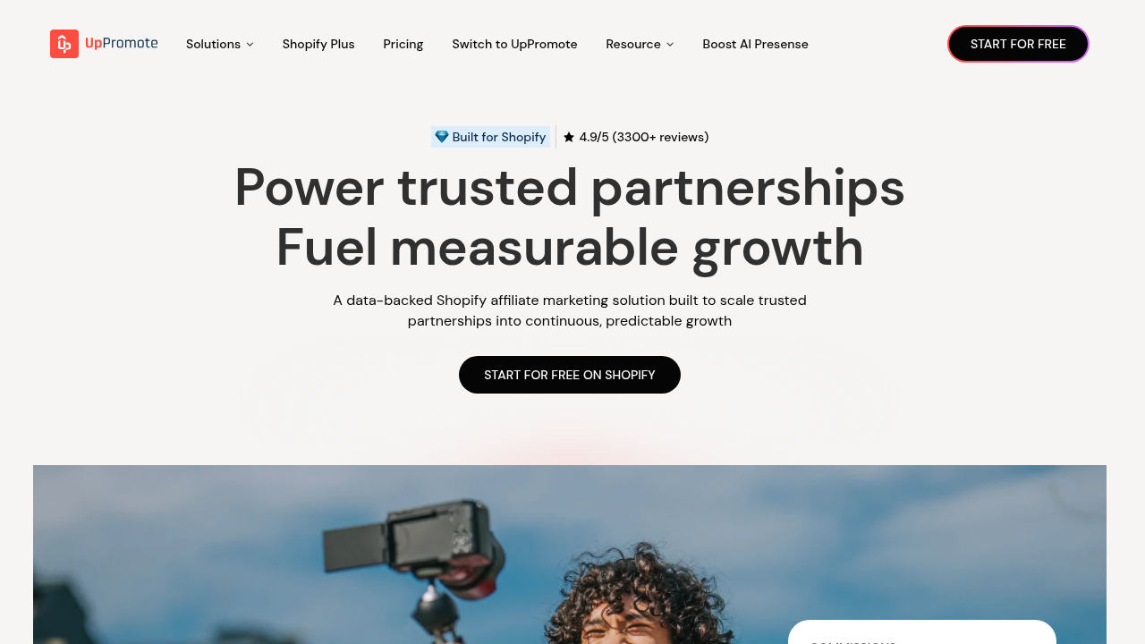 Explore Uppromote's official website for a comprehensive overview of its affiliate marketing solutions.