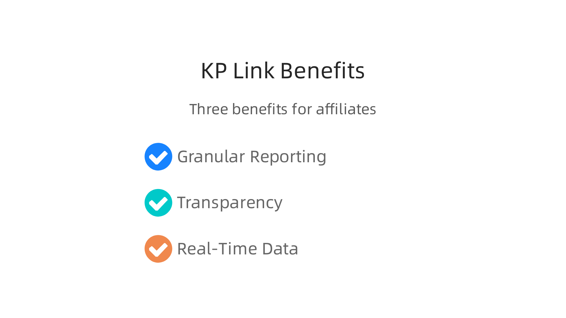 Key reasons why affiliates benefit from using specialized KP affiliate links.