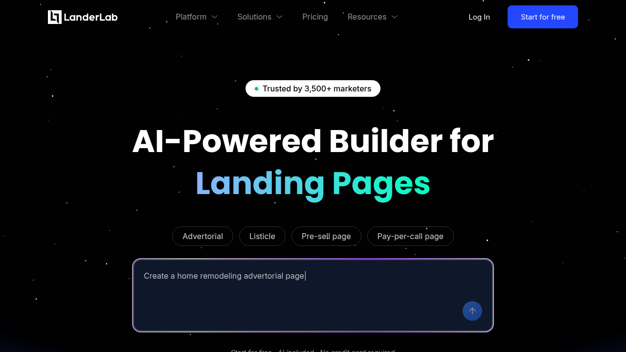 Explore free tools and resources for affiliate marketing on Landerlab.