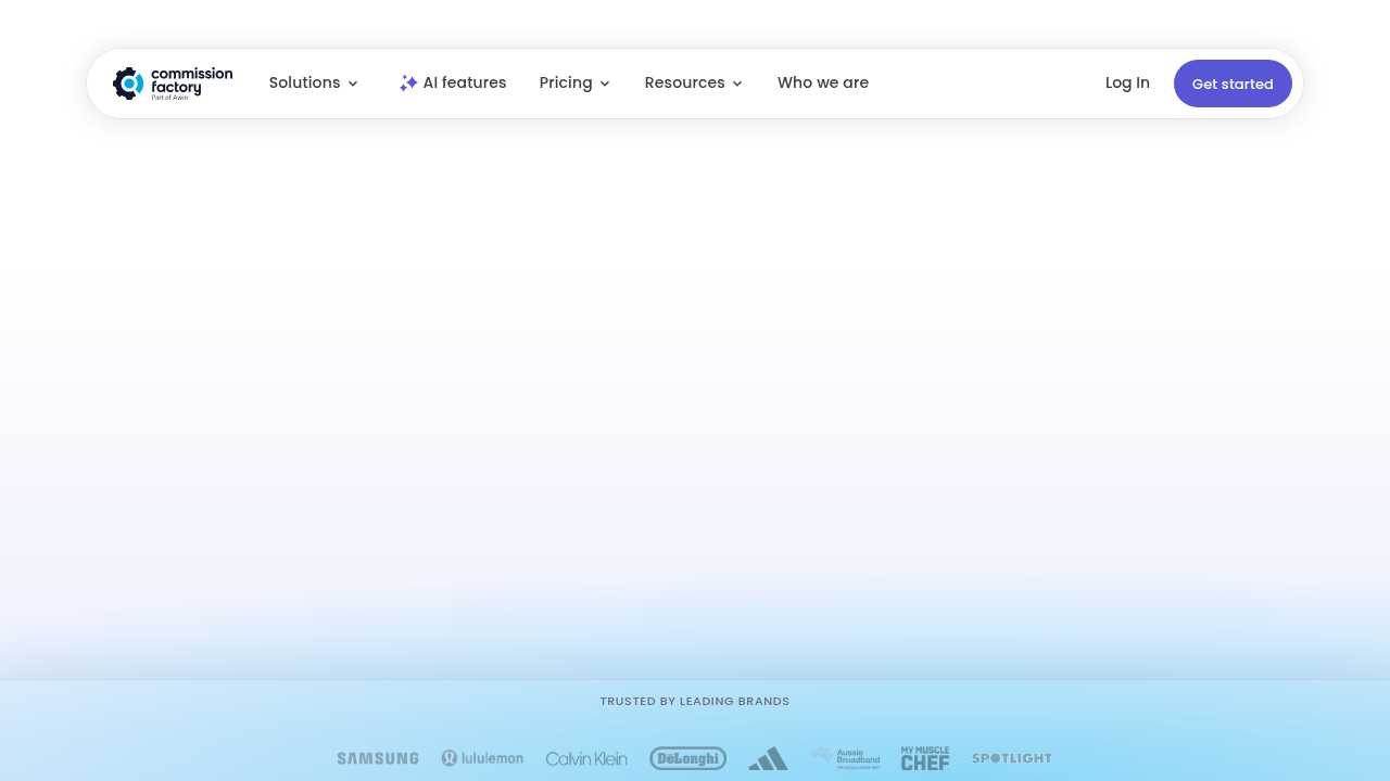 Discover leading Australian brands and affiliate programs available on Commission Factory.