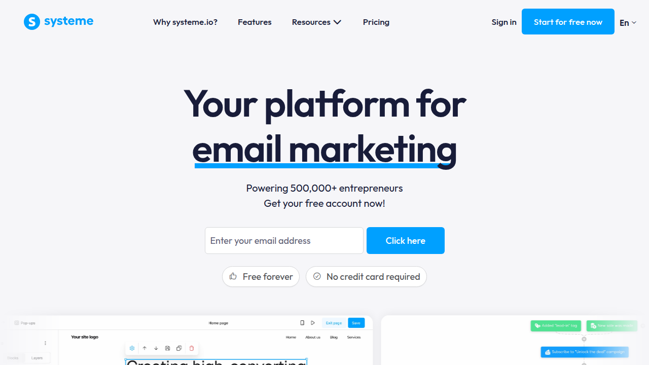 Systeme.io is a popular platform offering various affiliate programs, ideal for beginners due to its all-in-one features.