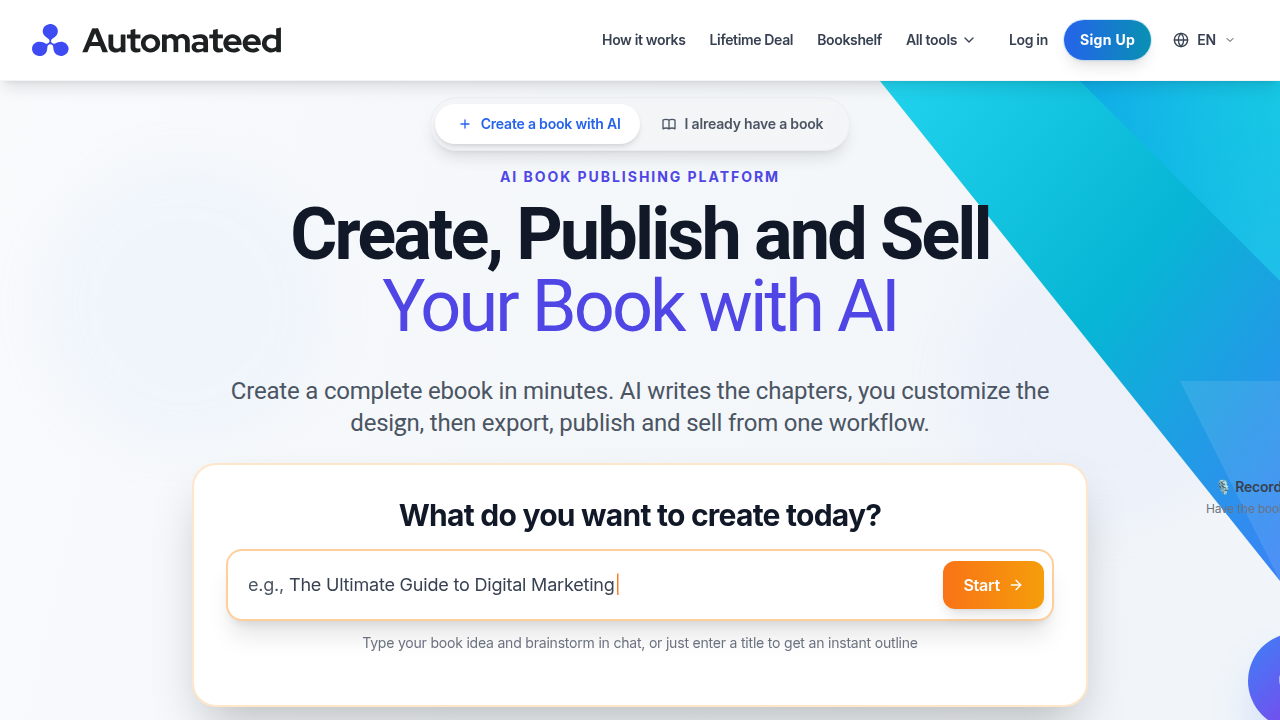 Automateed website, a resource for affiliate marketing tools and guides, including welcome kit checklists.