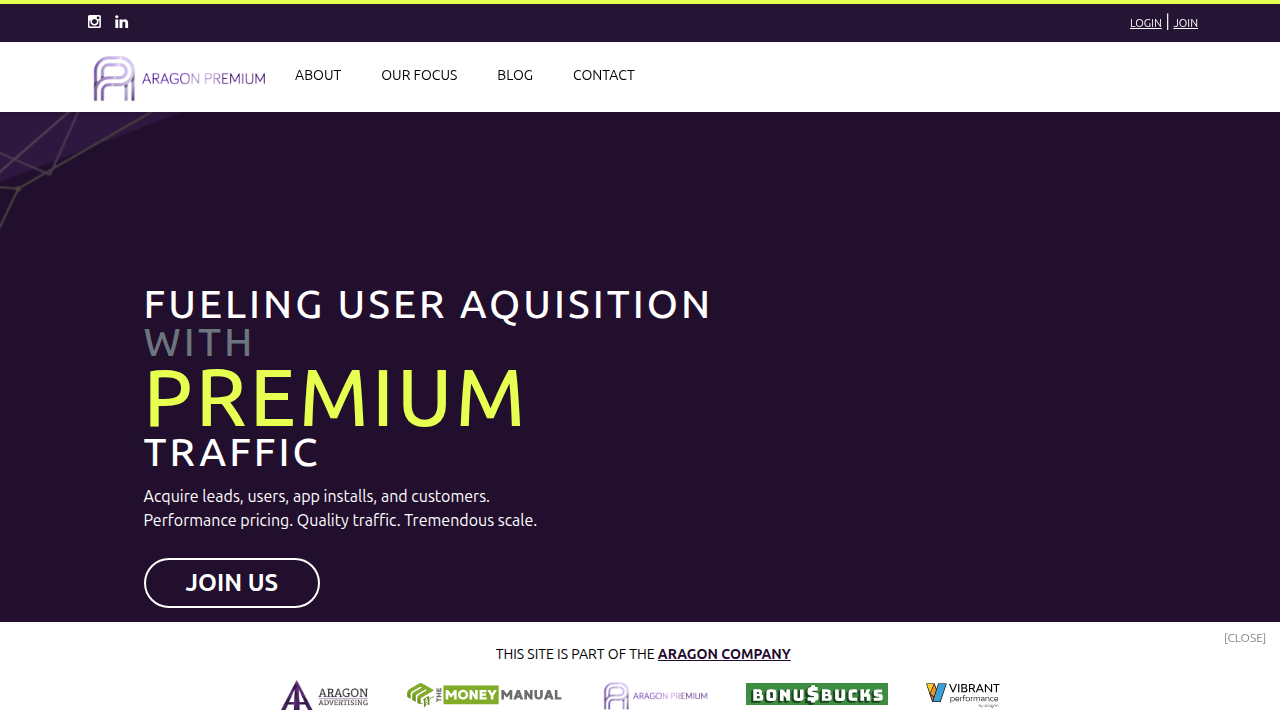 Explore the Aragon Affiliate Network's official website to understand their offerings in 2026.