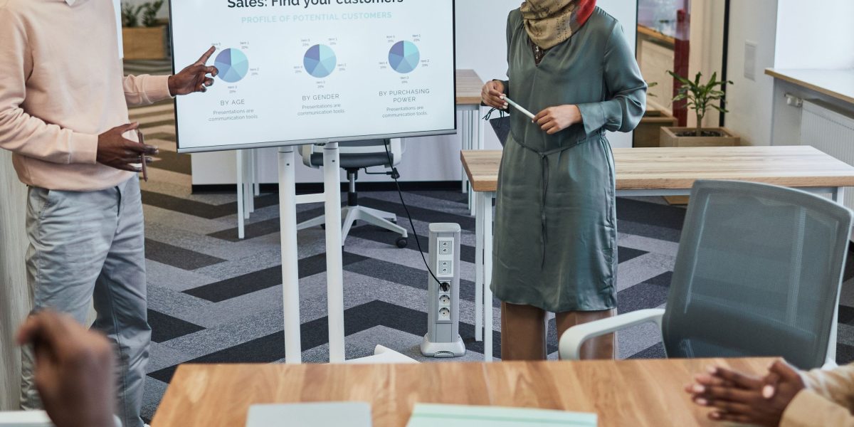 Professionals collaborate on strategies for business expansion and future planning.